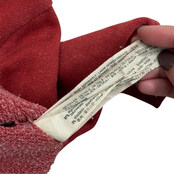 Zara Baby Red Crewneck Sweater - size 18/24 months - Follow the Rainbow - Picture 3 of 4